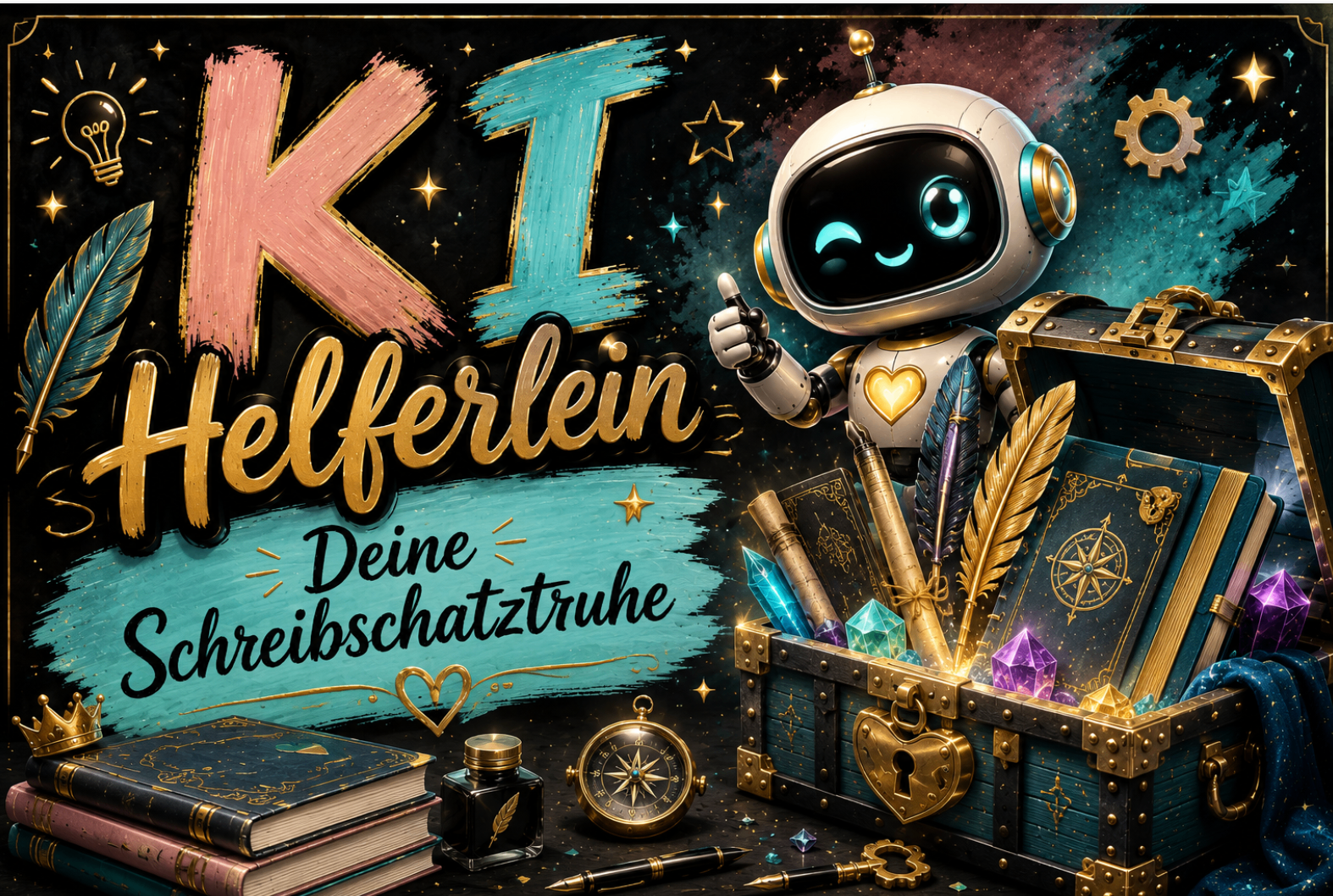 KI Helferlein: Deine Schreibschatztruhe